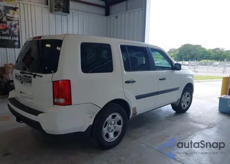2009 Honda Pilot Lx from USA, damaged, VIN 5FNYF38249B021263